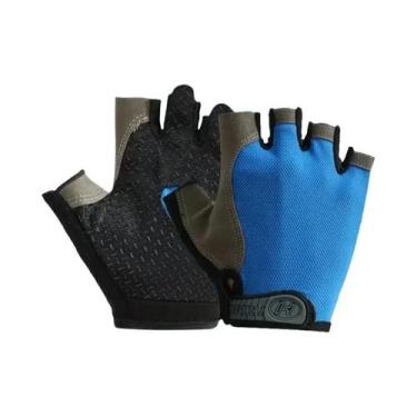 Imagem de Luvas De Academia Sem Dedos Antiderrapantes E Respiráveis, Absorção De