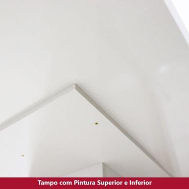 Imagem de Mesa De Jantar Com Tampo Mdf E Vidro 160cm
