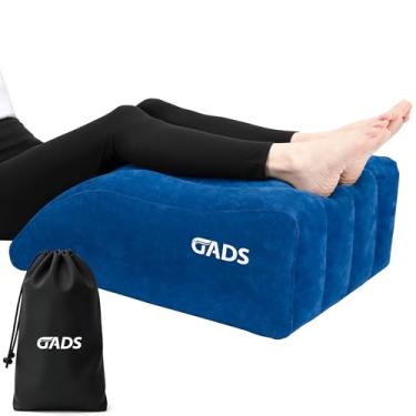 Imagem de Gads Travesseiro inflável para elevação da perna - Travesseiro inflável para pernas e joelho para viagens - Cunha para dormir na cama e design de suporte para maior conforto