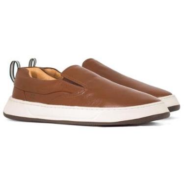 Imagem de Tênis Masculino Slip On Reserva RSV Go Asher Slip Leather Couro Confortável 753160022-Masculino