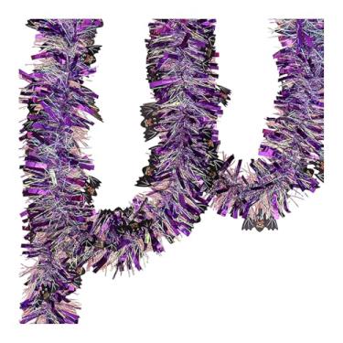 Imagem de rockible Guirlanda de Enfeites Brilhantes em Forma de Morcego para Decoração de Casa, Casamento, Corrimão Ou Parede.