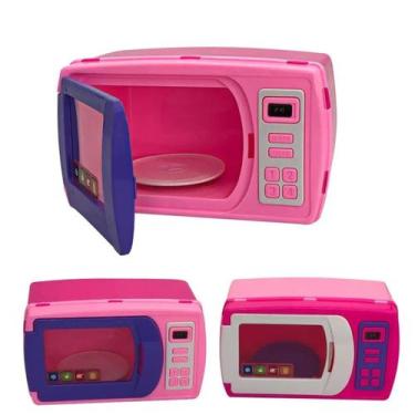 Imagem de Mini Micro-ondas de Brinquedo  Presente de Casinha - BS TOYS