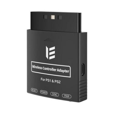 Imagem de Adaptador De Controle Sem Fio Para Consoles PS1 E PS2 Compatível Com P
