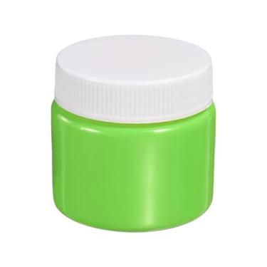 Imagem de PATIKIL Tinta acrílica de 9 ml, acabamento fosco, pigmentos ricos, materiais de pintura de arte à prova d'água para tecido, tela, madeira, couro, pedra, pano, verde-claro