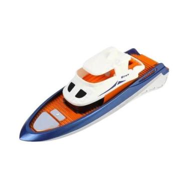 Imagem de Barco RC Em Escala 1/32 Com Luzes, Motor Duplo, Controle Remoto De Lon