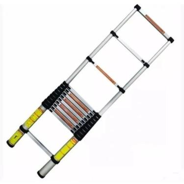 Imagem de Escada Telescópica de Alumínio 5 metros 13 Degraus - Sa, Songle, Nakaz