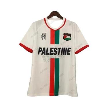 Imagem de Camiseta Masculina De Futebol Da Palestina Verão 2025 Manga Curta Casu
