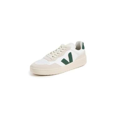 Imagem de Veja Tênis masculino V-90 extra branco, Branco - verde, 39