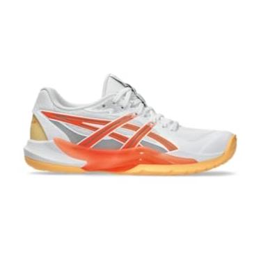 Imagem de ASICS Powerbreak Ff Tênis feminino, Branco/coral vívido, 38