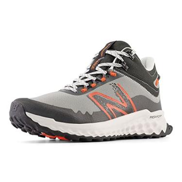 Imagem de New Balance Tênis de corrida masculino Fresh Foam Garoe Mid V1 Trail, Cinza/Cinza Matter/Blaze Orange, 10.5