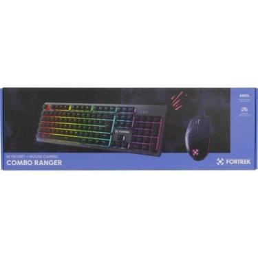 Imagem de Kit Teclado Mouse Gamer Fortrek Ranger Rgb Grafite