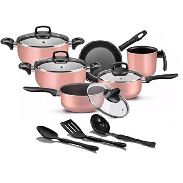 Imagem de Conjunto de Panelas Marpal Antiaderente 06 Rose Champanhe