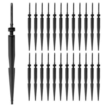 Imagem de Kit 100und Estaca Gotejadora 12,5cm Polytif para Microtubo 3/5mm Durab