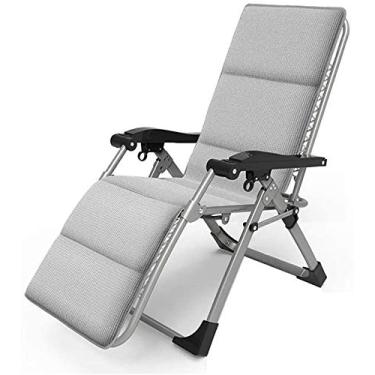 Imagem de ONDHGFBGB Recliners Leisure, poltrona dobrável portátil para viagens ao ar livre, praia, acampamento, jardim, deck, cadeira inclinada para uso interno, casa, varanda com apoios de braços, ajuste de 3