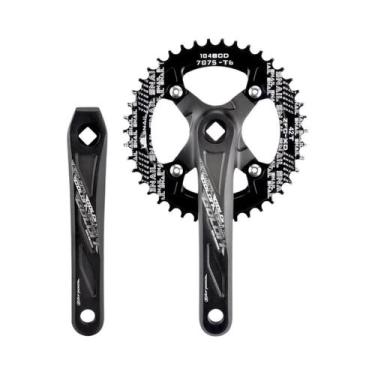 Imagem de Pedaleira De Bicicleta Em Liga De Alumínio Com Furo Quadrado MTB 165/1