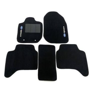 Imagem de Jogo De Tapete Automotivo Ranger 2013 Carpete Base Pinada