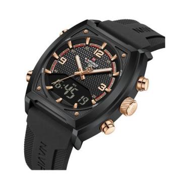 Imagem de Relógio De Pulso Masculino De Luxo NAVIFORCE Esportivo De Quartzo À Pr