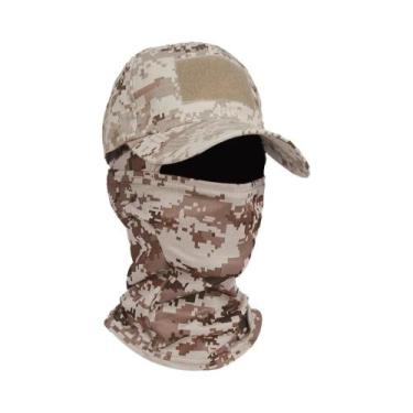 Imagem de Boné De Beisebol Camuflado Respirável Com Proteção Solar Para Pesca, C