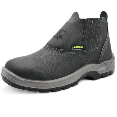 Imagem de Botina De Segurança Biqueira de PVC Cartom CA29391 Couro L102 - Preto,