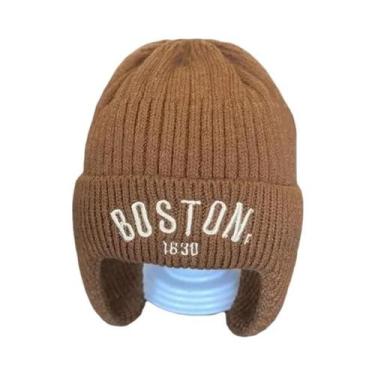 Imagem de Gorro De Inverno Quente Para Meninas E Meninos, Boné De Tricô Vintage 