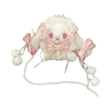 Imagem de Bolsa De Ombro Transparente Kawaii Cat Lolita Em PU Para Meninas, Moch