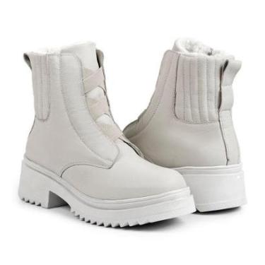 Imagem de Bota Oslo Para Neve Em Couro Forrada Com La Impermeavel Chicago Feminina-Feminino