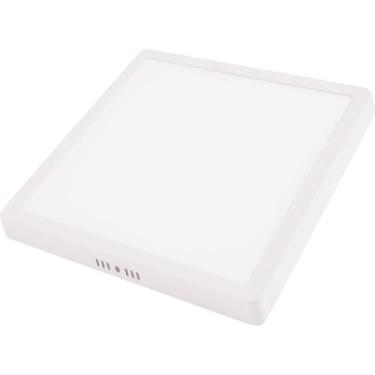 Imagem de Plafon LED Quadrado Branco 12W 4000K 840lm Luz Neutra - Tramontina