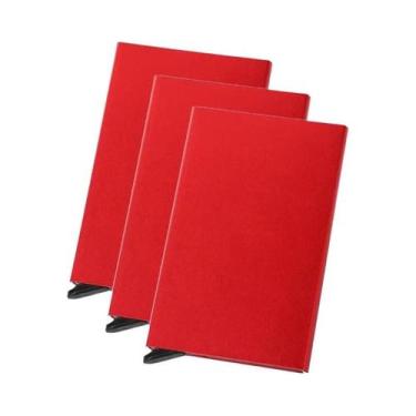 Imagem de Carteira Slim Masculina Em Alumínio Com Bloqueio RFID, Estojo Antifurt