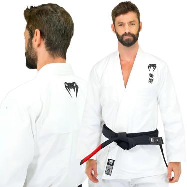 Imagem de Kimono Jiu Jitsu Venum Training Contender Ultralight Ripstop Ice Branco Original-Unissex
