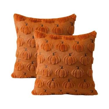 Imagem de Capas De Almofada De Natal Em Pelúcia Verde 18x18 Para Decoração De Ca