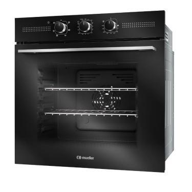 Imagem de Forno Elétrico de Embutir Mueller 70 Litros Preto Função Fryer MFE70K - 220V