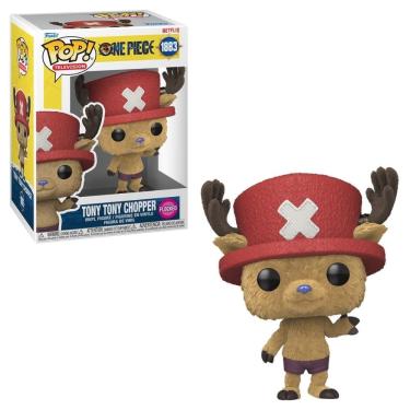 Imagem de Boneco Funko Pop! One Piece Live Action - Chopper (Flocked)