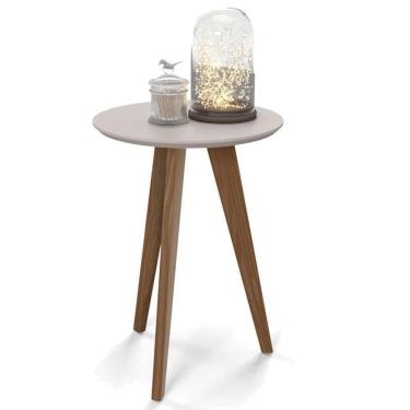 Imagem de Mesa Lateral Liv Cinza Eco Wood - Matic