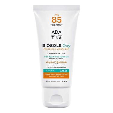 Imagem de Protetor Solar Clareador Ada Tina Biosole Oxy FPS 85 40ml-Unissex