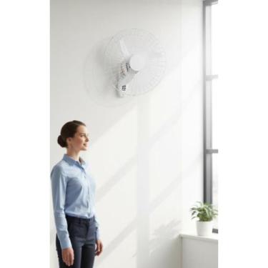 Imagem de Ventilador Parede Oscilante 50cm Branco 140W Silencioso - Congratulati