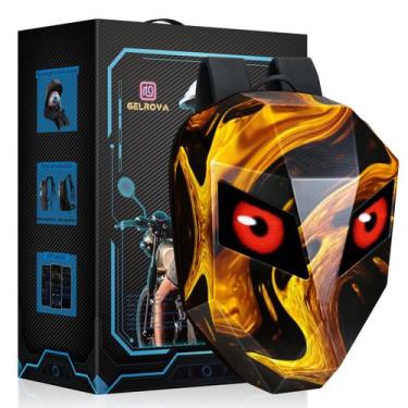 Imagem de Mochila de motocicleta Gelrova LED com tela programável de 19 polegada