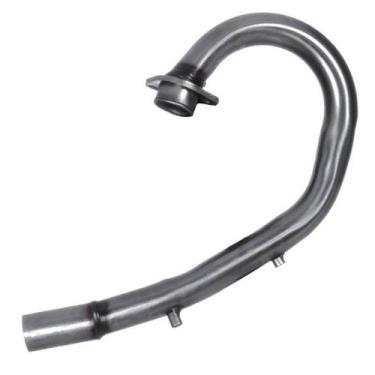 Imagem de Curva saida de motor pro tork ponteira esportivo xr 250 tornado, PRATA