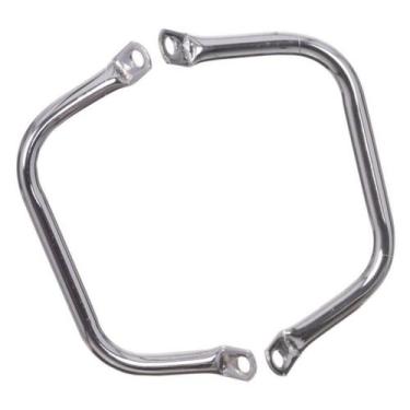 Imagem de Alça Moto Honda Biz 100 1998 A 2005 Pro Tork Modelo Original, CROMADO,