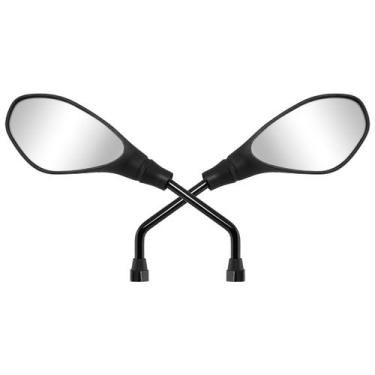 Imagem de Retrovisor Mini Gs Modelo Honda 2018 À 2022 Cromo Forte Par Rosca Esqu