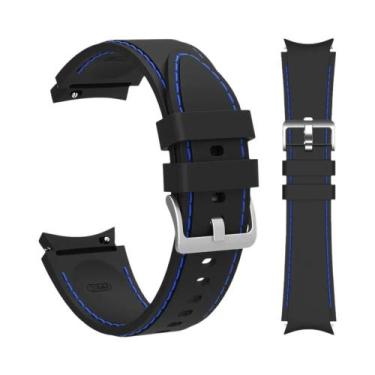 Imagem de Pulseira De Silicone Para Samsung Galaxy Watch 40mm 44mm 45mm 43mm 47m