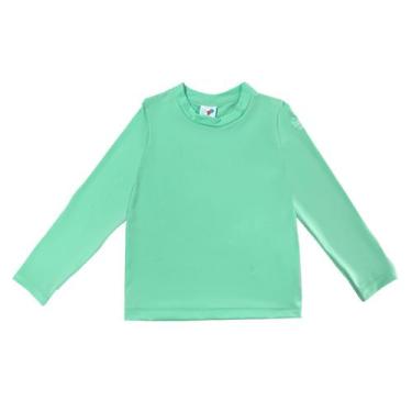 Imagem de Camiseta de Praia Bebê e Infantil Proteção UV 50+ Cores Tip Top, Verde