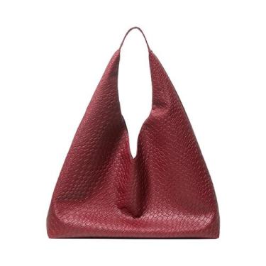 Imagem de Bolsa De Ombro Retro Grande Para Mulheres, Minimalista, Estilo Hobo, E