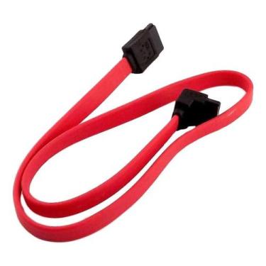 Imagem de Cabo SATA 50cm para HD SSD e Drive DVD com Conector 90 e 180 Alta Velo