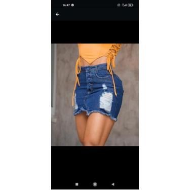Imagem de Saia Jeans  Line Jeans, Azul jeans, 42