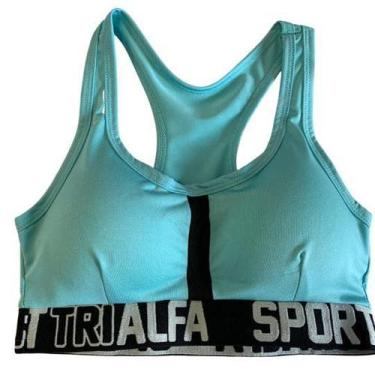 Imagem de Top tela nadador - FR FITNESS, Azul escuro
