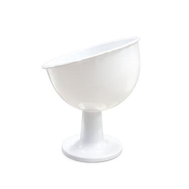Imagem de Taça Inclinada Branca P/ Sobremesa 1,1 Litros - LS Toys