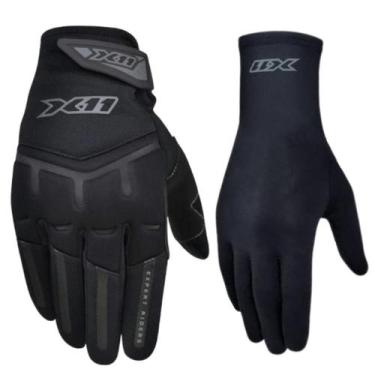Imagem de Kit Motoqueiro X11 Luva Fit X + Luva Thermic Segunda Pele, 3G