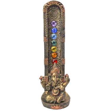 Imagem de Incensário sete chakras lord ganesha resina grande - Shop Everest