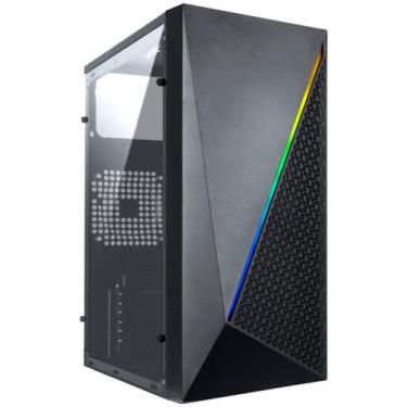 Imagem de Gabinete Gamer Vinik Murk, USB 3.0, Micro ATX, Lateral Acrilico, Preto