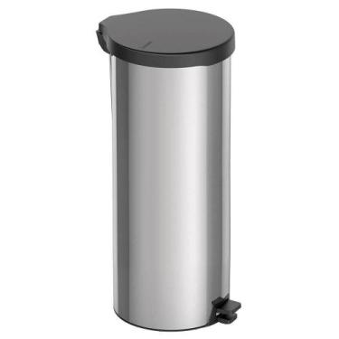 Imagem de Lixeira Inox com Pedal New Tramontina com Acabamento Polido 30 L 94538